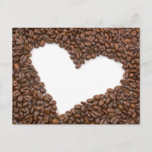 Cartão Postal Eu Amo Café