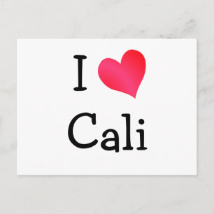 Cartão Postal Eu Amo Cali