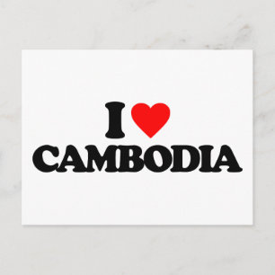CARTÃO POSTAL EU AMO CAMBOJA