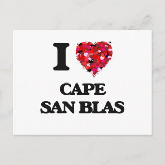 Cartão Postal Eu amo Cape San Blas Florida