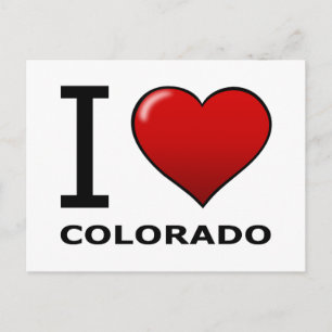 CARTÃO POSTAL EU AMO COLORADO