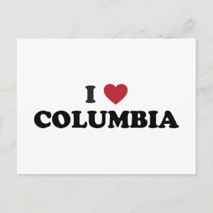 Cartão Postal Eu amo Columbia Missouri