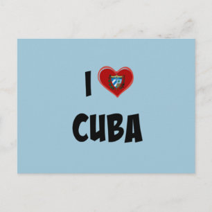 Cartão Postal Eu amo Cuba