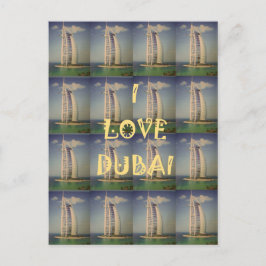 Cartão Postal Eu Amo Dubai