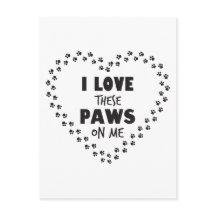 Eu amo essas patas em mim