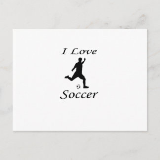 Cartão Postal Eu Amo Futebol