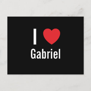 Cartão Postal Eu amo Gabriel