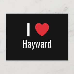 Cartão Postal Eu amo Hayward