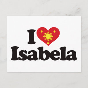 Cartão Postal Eu Amo Isabela