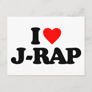 CARTÃO POSTAL EU AMO J-RAP