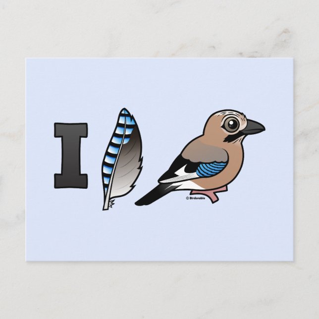 Cartão Postal Eu Amo Jays (Frente)