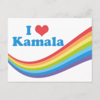 Eu Amo Kamala Harris Cute Rainbow