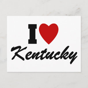 Cartão Postal Eu amo Kentucky