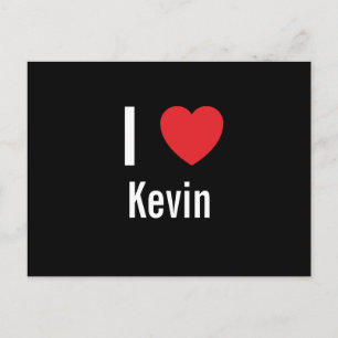 Cartão Postal Eu amo Kevin