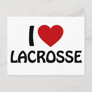 Cartão Postal Eu amo Lacrosse