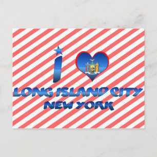 Cartão Postal Eu amo Long Island City, Nova York