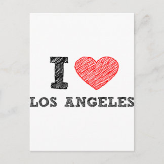 Cartão Postal Eu Amo Los Angeles