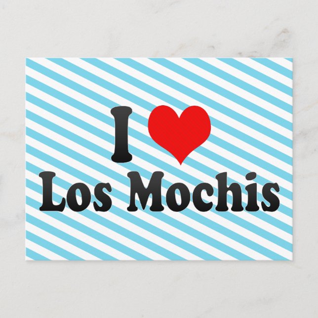 Cartão Postal Eu Amo Los Mochis, México (Frente)
