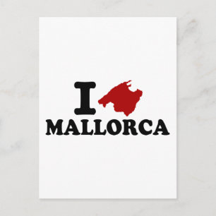 Cartão Postal Eu amo Mallorca