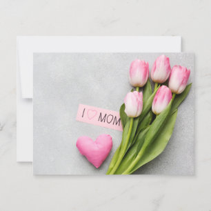 Cartão Postal eu amo Mamãe