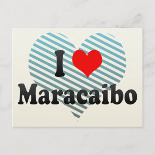 Cartão Postal Eu Amo Maracaibo, Venezuela