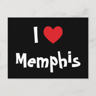 Cartão Postal Eu Amo Memphis