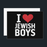 Cartão Postal Eu Amo Meninos Judeus Eu Corto Meninos Judeus Hanu<br><div class="desc">Eu Amo Meninos Judeus Eu Corto Meninos Judeus Hanukkah</div>