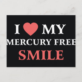 Cartão Postal Eu Amo Meu Cartão-Postal De Sorriso Livre