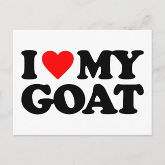 CARTÃO POSTAL EU AMO MEU GOAT