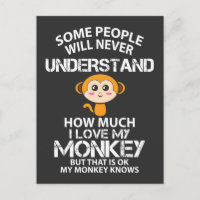 Eu Amo Meu Macaco - Ideia Engraçada De Amante de o