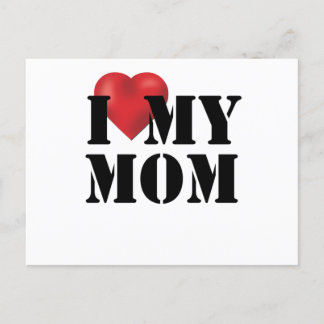 Cartão Postal Eu Amo Minha Mãe