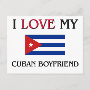 Cartão Postal Eu Amo Minha Namorado Cubana