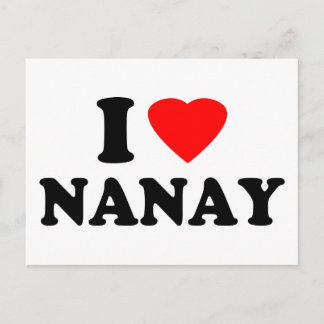 Cartão Postal Eu Amo Nanay