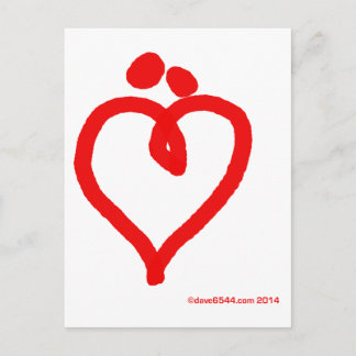 Cartão Postal Eu amo "nós"