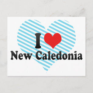 Cartão Postal Eu Amo Nova Caledónia