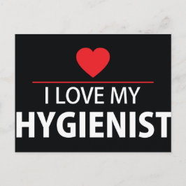 Cartão Postal Eu Amo O Meu Cartão-Postal Higienista
