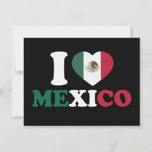 Cartão Postal Eu amo o México