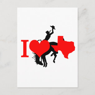 Cartão Postal Eu amo o Texas