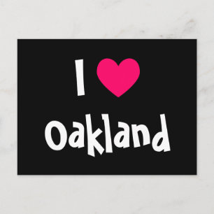 Cartão Postal Eu Amo Oakland