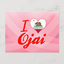 Cartão Postal Eu Amo Ojai, Califórnia