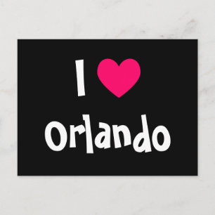 Cartão Postal Eu Amo Orlando