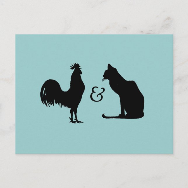 Cartão Postal Eu amo os dois (Frente)