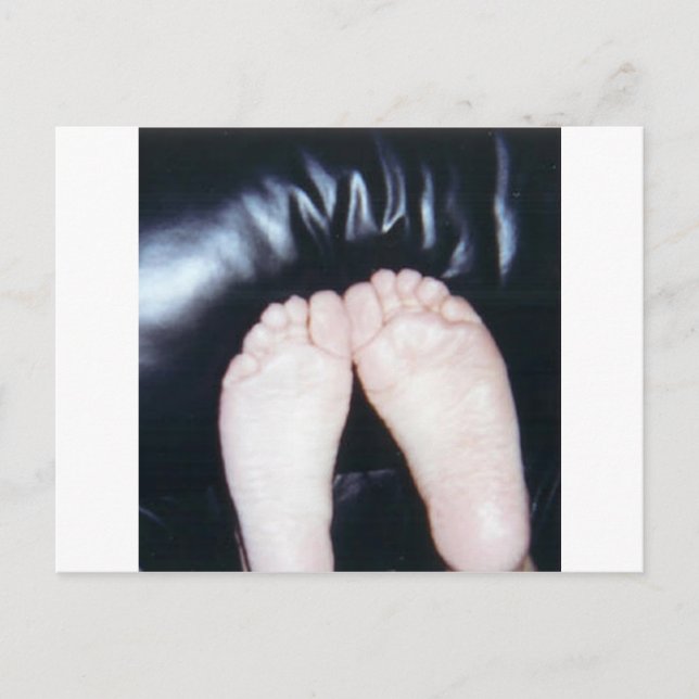 CARTÃO POSTAL EU AMO OS PÉS DELA (Frente)