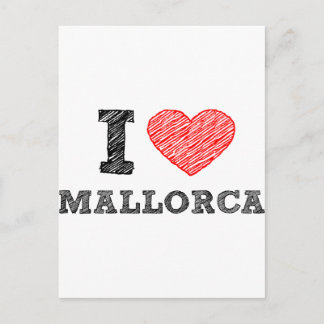 Cartão Postal Eu amo Palma de Mallorca