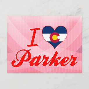 Cartão Postal Eu Amo Parker, Colorado