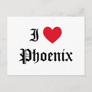 Cartão Postal Eu Amo Phoenix