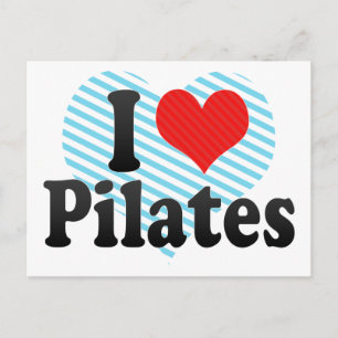 Cartão Postal Eu Amo Pilates