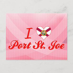 Cartão Postal Eu Amo Port St.Joe, Flórida
