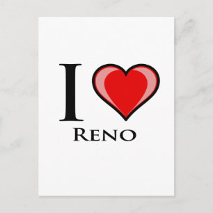 Cartão Postal Eu Amo Reno