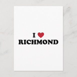 Cartão Postal Eu amo Richmond Virgínia